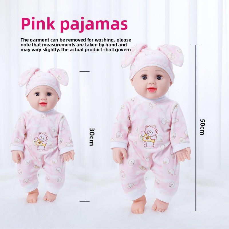 50 cm Simulering Babydukke Leke Myk Silikon Falsk Dukke Jentedukke Leke for Barn Gave