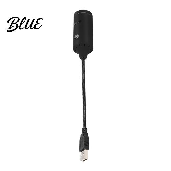 Car Ambient Light USB Projector Lamp with 2 Films Moon & Milky Way LED Projection Powered Night Light 360 Degrees Rotating for Car Bedroom Ceiling