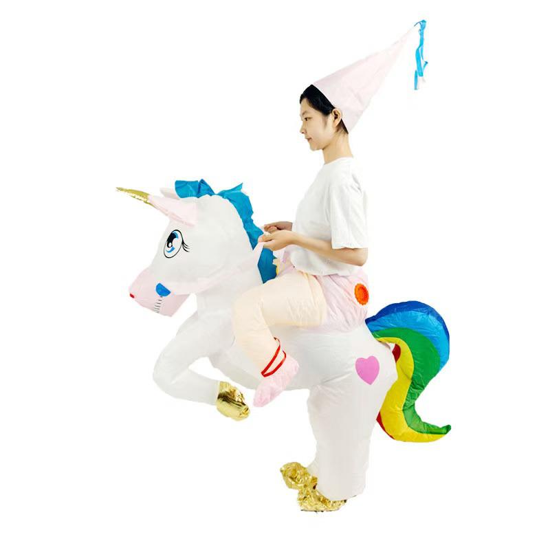 תחפושת חד קרן צבעונית למסיבות חג והופעות במה