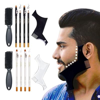 Men's Beard Grooming Series Beard Styling Comb Trimming Ruler Beard Styling Tool