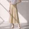 Desire Rose Women Summer Banding Wide Pleated Skirt Pants