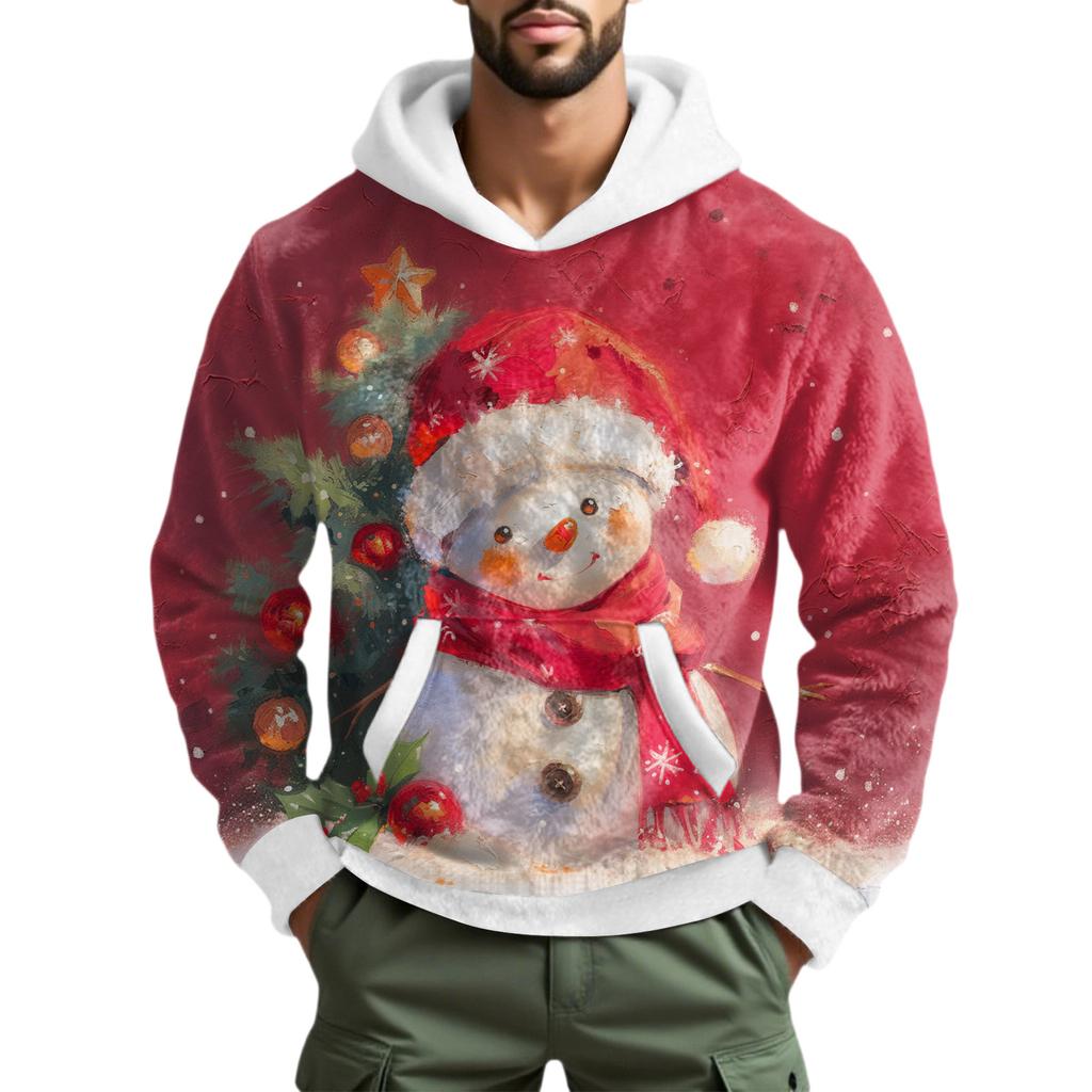 Men's  Leisure  Fashion  Half  Zipper  Hooded  Hood  Long  Sleeves  Hoodie