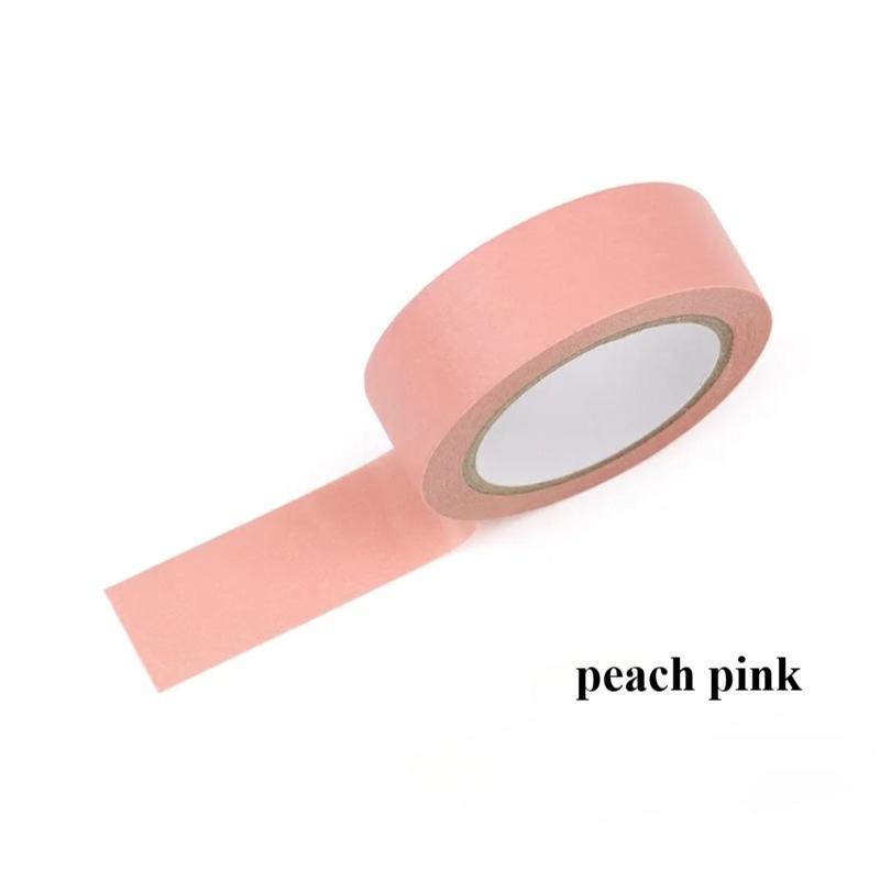 10 Color Candy Solid Color Rainbow Decorative Tape DIY Scrapbook School Office Supplies Journal Decoration DIY Creative