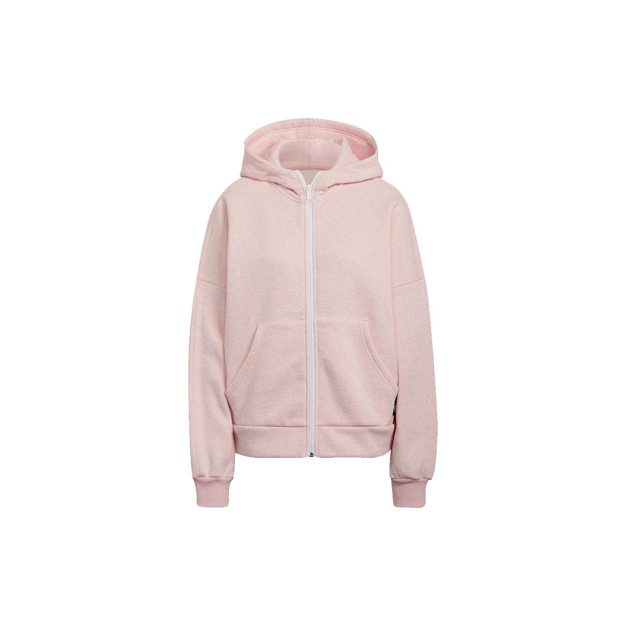 (WMNS) adidas Sportswear Studio Lounge Fleece Jacket Asia Sizing  Pink  Women s HE4156 M