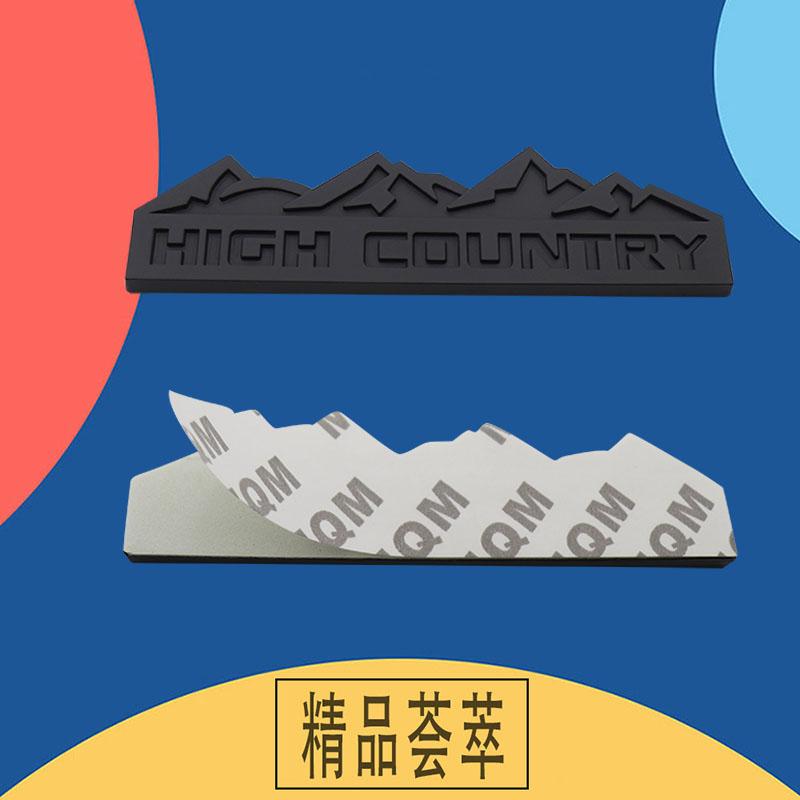 3D HIGH COUNTRY Snow Mountain For SUV Off Road car Hood Fender trunk Rear Decal Emblem Badge Sticker