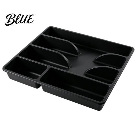 Cutlery Tray for Drawers Drawer Organizer Multi-Compartment Plastic Utensil Tray Space Adjustable Kitchen Saving Durable Storage Home Organizer