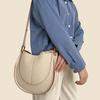 2024 Soft Leather Women's Saddle Bag - Trendy, Light Luxury Crossbody and Shoulder Bag