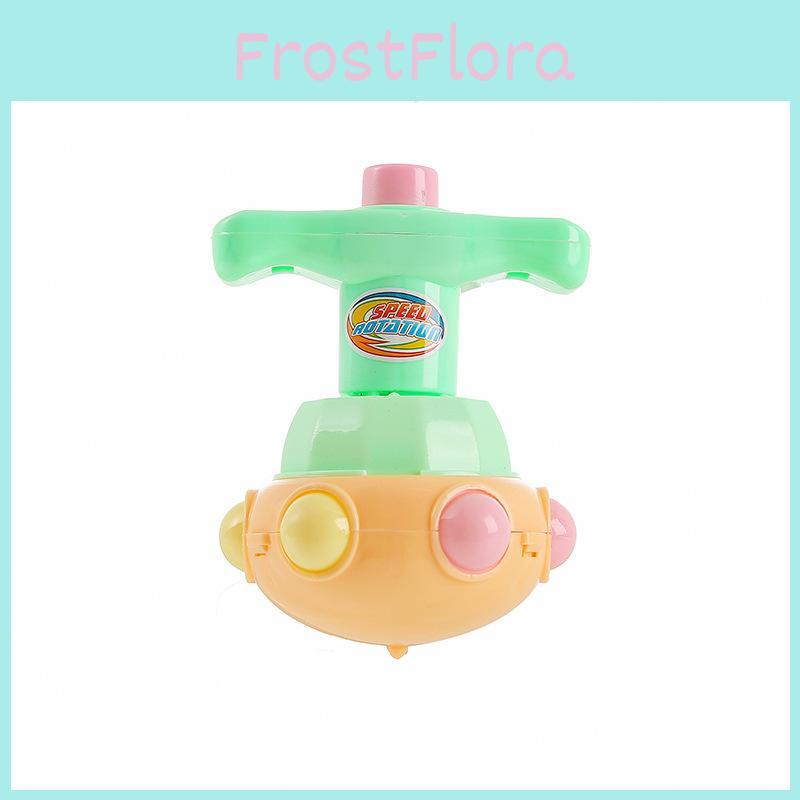 Candy Colored Press Type Rotating Gyroscope With Lighting Function Children Toy For Kids And Students