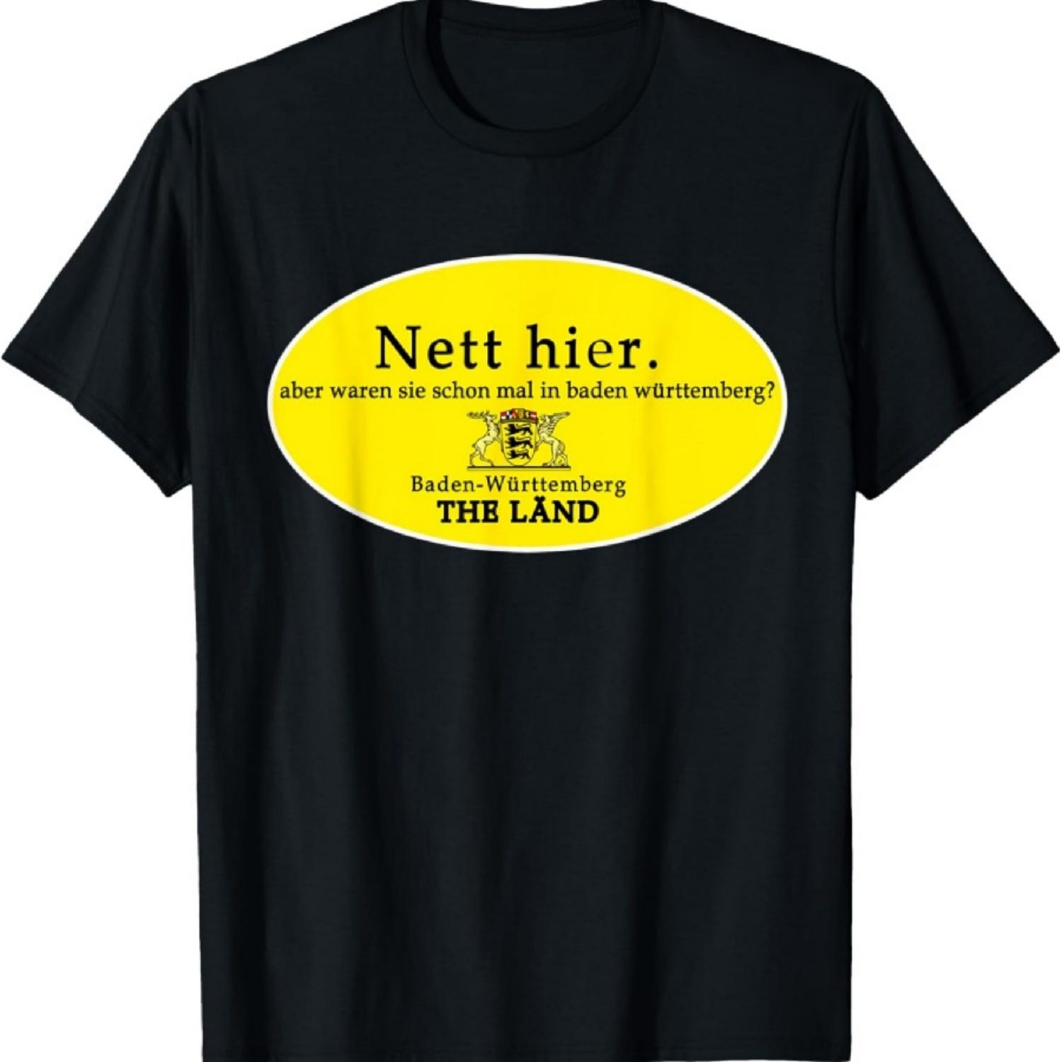 Nice here but was she already Baden-Württemberg The Länd T-Shirt XXXXXL чёрный