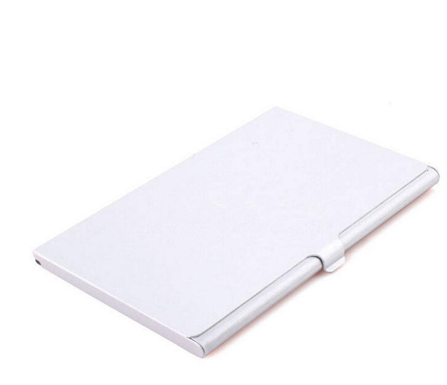 Business Id Etui na karty kredytowe Metalowy uchwyt na pudełko Kieszeń ze stali nierdzewnej