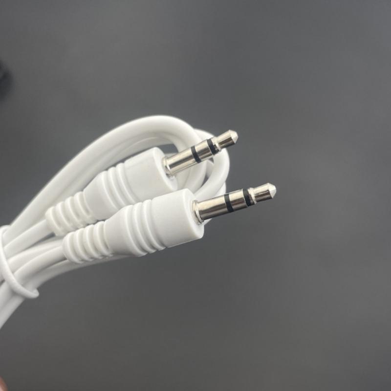 Premium 3.5mm Male To Male Stereo Cable Gold Contacts Double Shielded Design Flexible Wire For Homes Car Office