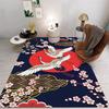Crane and Koi Printing Fashion Animal Floor Mat Ukiyo-e Animals Surf Lion Art Carpets for Living Room Indoor Door Mats Area Rugs