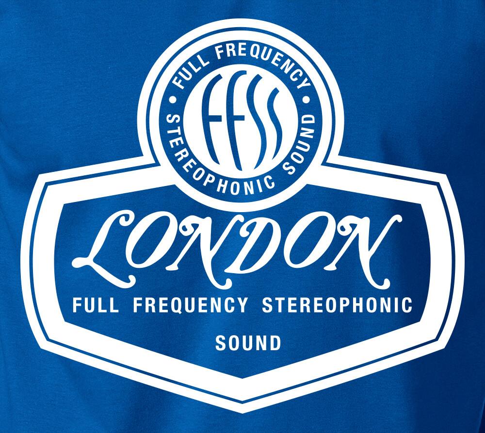 

London Records Rolling Stones UK English Rock Music Label Tee Unisex T-Shirt XXL