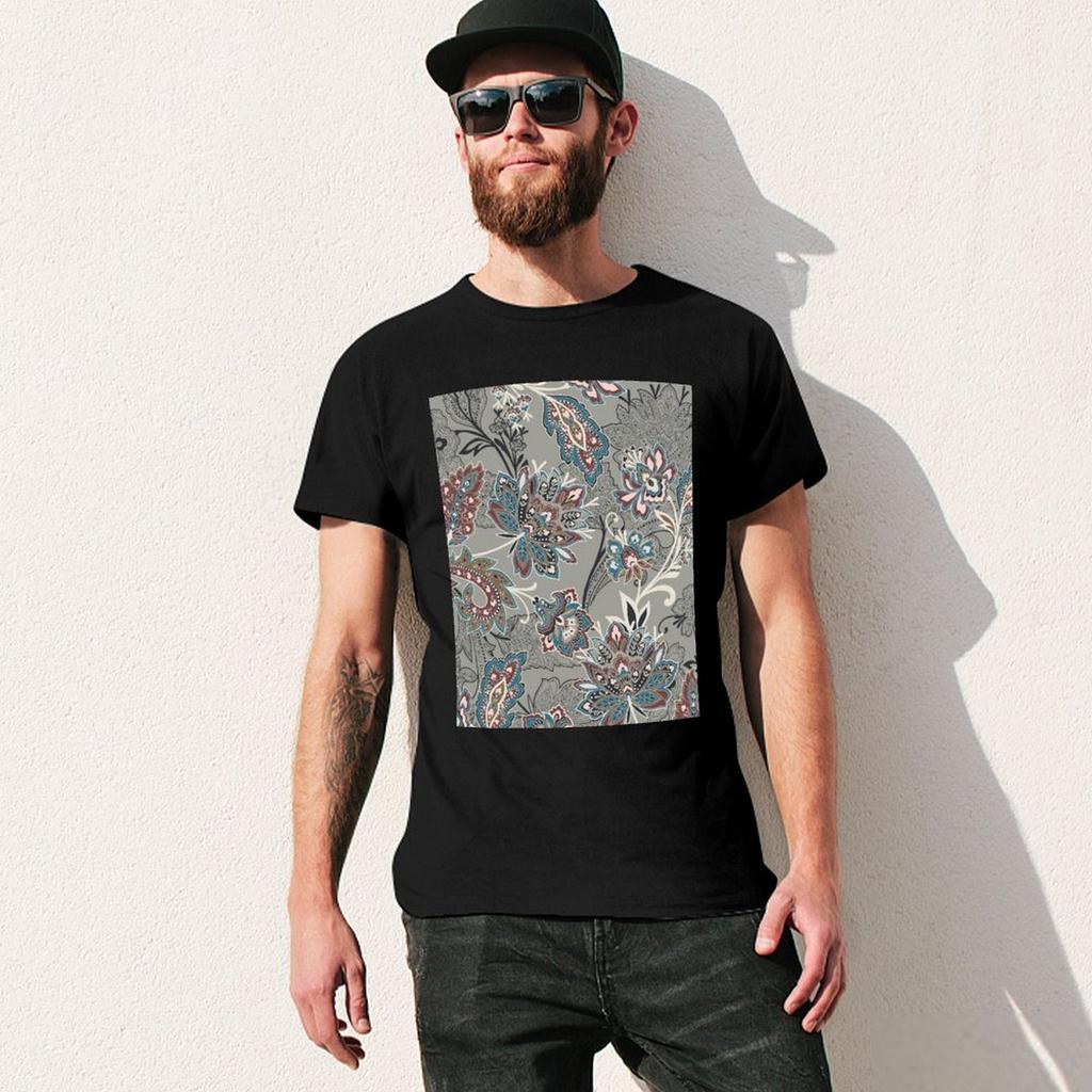 Indonesian Batik Pattern 001 T-Shirt Street Wear T-shirts Man Summer Clothes Mens T Shirts Casual Stylish
