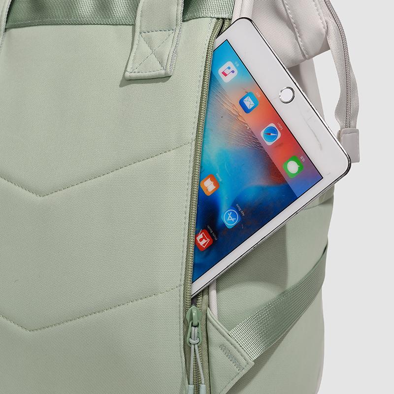 Zaino in Nylon Orsetto Carino per Donna Grande Capacità Multitasche Scuola Viaggio Daypack Leggero
