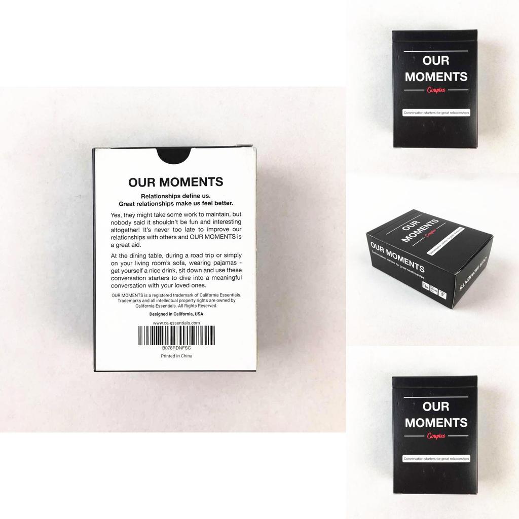Our Moments Couples Playing Cards For Game Night And Party Use