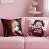 Classic Anime Rozen Maiden Cushion Cover Soft  EasyWash Pillow Case  Versatile for Couch Bed Travel and Office