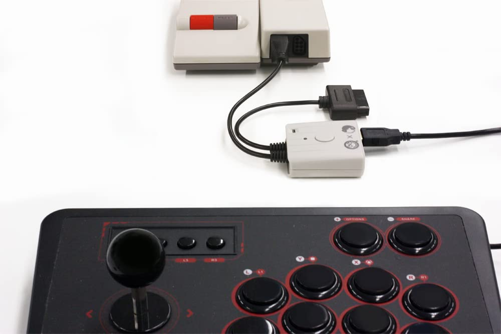 Columbus Circle Super Converter with Controller Conversion Adapter Series Product (for SFC/NewFC) [Compatible Switch/PS5/PS4/PS3 Controllers] - "Super