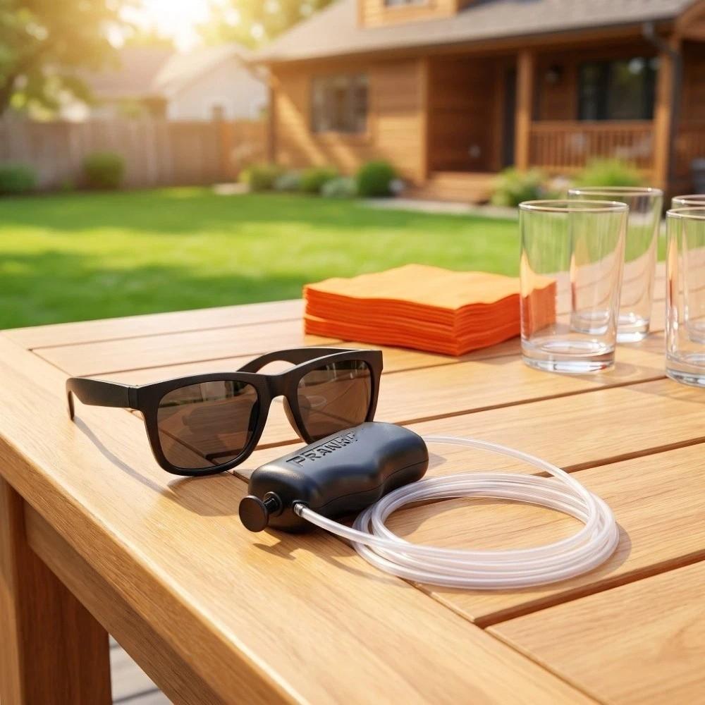 Plastic Water Spray Prank Glasses Novelty Water-spraying Prank Toy Funny Glasses Toy Gifts