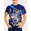 Fashion Children's T-Shirt Summer Short Sleeve T-Shirt for Boy Cartoon 3D Print Boys T-Shirt Crew Neck 2025 Children's Clothing
