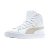 Puma Mid Leather Fur Lined Comfortable Casual Warm Thickened Durable High Top Sneakers Unisex Sneakers White 364977-02