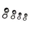 10pcs Lure Fishing Rod Guide Rings 5 Sizes Ceramic Stainless Steel Fishing Rod Eye Guide Set Casting Fishing Rod Tip Repair Kit
