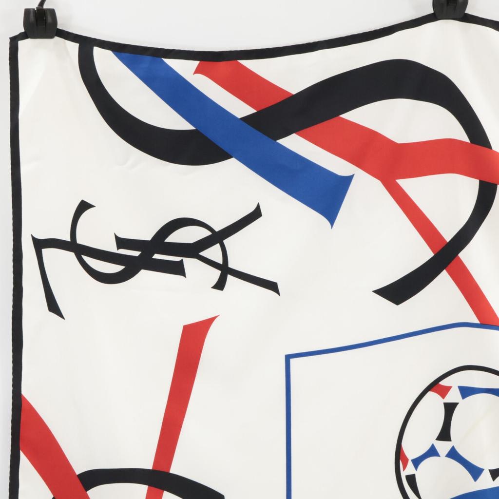 Yves Saint-Laurent 1998 France World Cup Silk scarf multicolorUsed