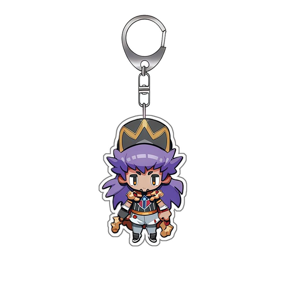 

6Cm Q Version Anime Character Acrylic Keychain for James Lance Leon Jessie Backpack Pendant Anime Decoration Collection Gift Toy