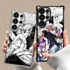 Anime Gojo Satoru JUJUSU Plating Phone Case For Samsung Galaxy S24 S25 FE S26 Edge S23 Ultra S22 S21 Plus S20 Anti-Fall Airabag