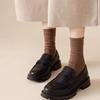 3/6 Paar Damen Crew Socken Nahtlose Sportliche Laufsocken Weiche Atmungsaktive Frotteesocken Lässige Mittelhohe Knöchelsocken