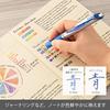 Pentel Ballpoint Pen Gel Ink Gel Knock Type, 0.7 Mm, Silver Shaft, BL77-C, Blue, 10 Pcs