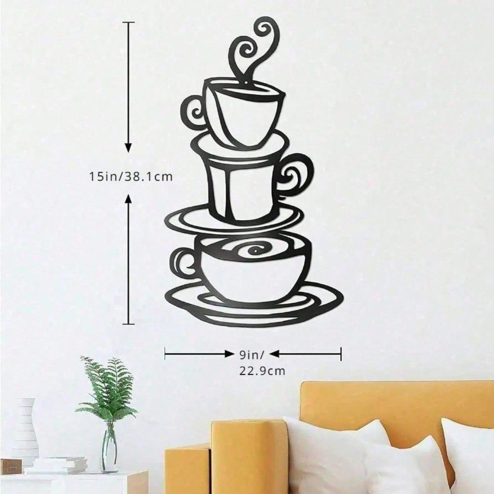 Metal Wall Art Decor Home Office Kitchen Plaque Sign