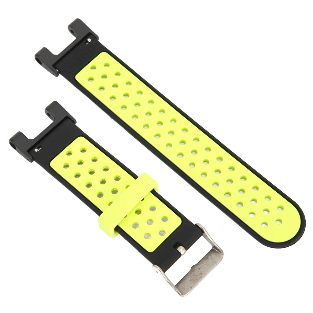 Bracelet à boucle ardillon ventilé en silicone avec tournevis pour montre Amazfit TRex TRex Pro(Vert noir )