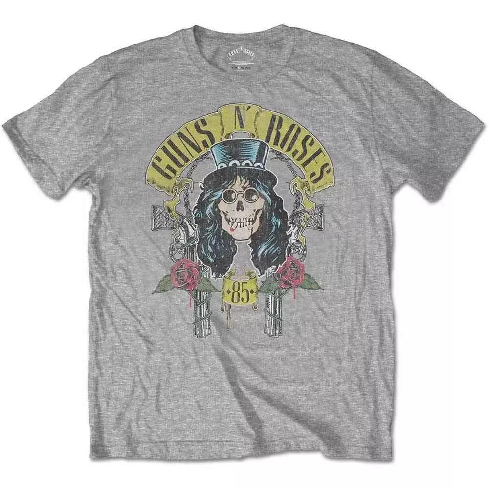 American Classic Hard Rock Band GUNS N' ROSES Graphic Print T-shirt Men Women Loose Casual Oversized Top Streetwear Fashion Summer New  Tee