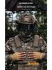 Blackhawk Z901 Men's Tactical Half-Finger Gloves - Climbing, Sports, Fitness, Military, Outdoor, Cycling Protection.