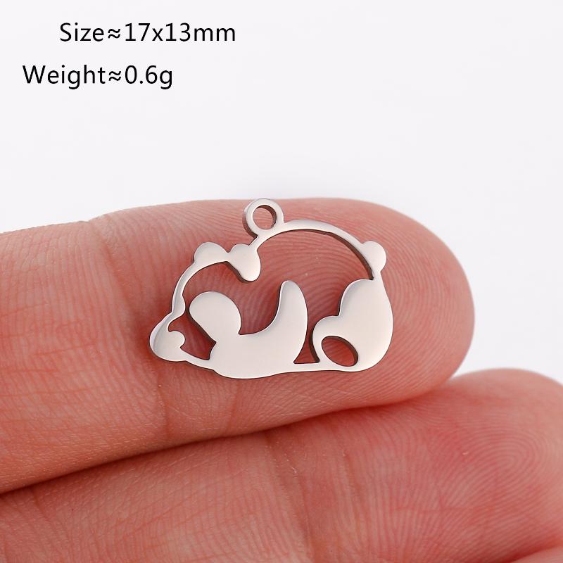 1Pc Stainless Steel Horse/Sheep/Giraffe Charms Cute Elephant Animal Pendant Diy Jewelry Making Accessory For Necklace Bracelet