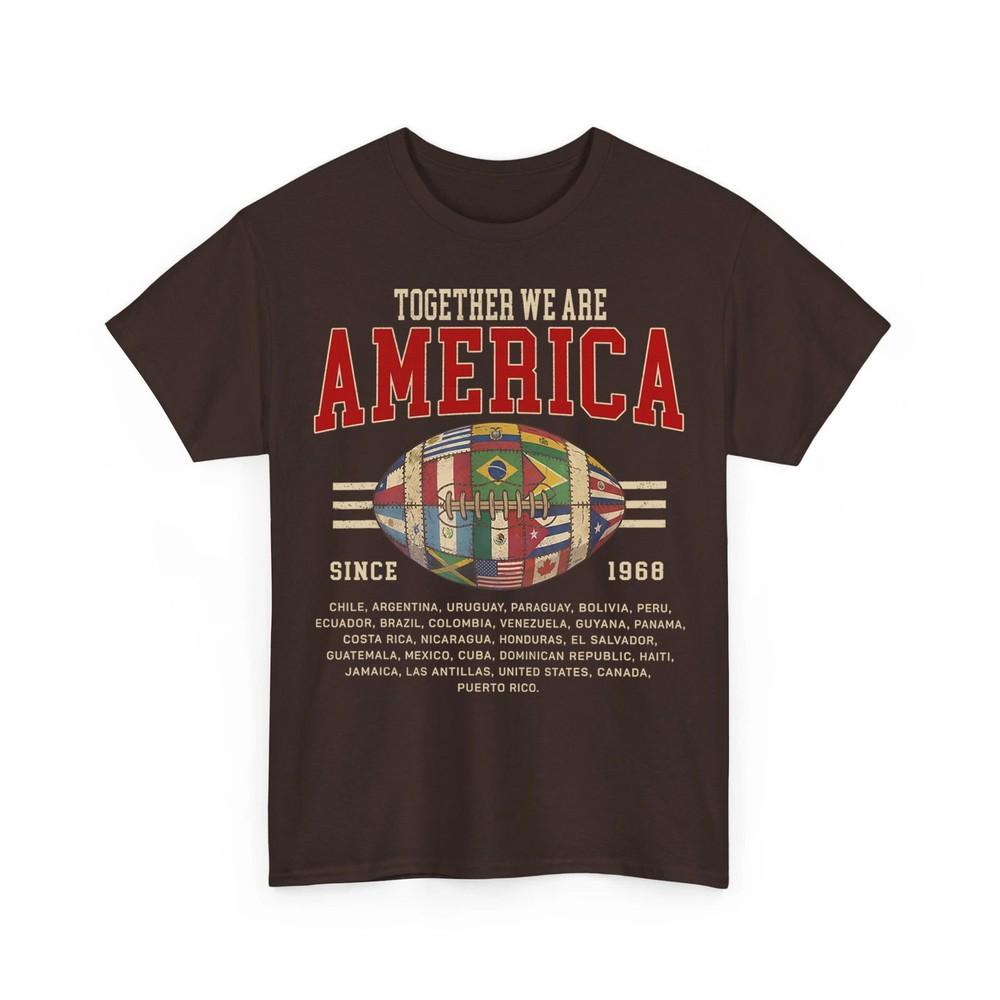 Together We Are America Shirt Latin American Pride  Hispanic Heritage Tee Unisex T-Shirt M