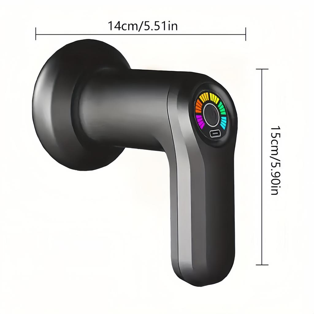 Tragbarer Heim-Fett-Pusher, Wiederaufladbares Schönheits-Körpermassagegerät, Multifunktionales Vibrationsmassagegerät mit 5 Massageköpfen, Entspannt die Muskeln effektiv