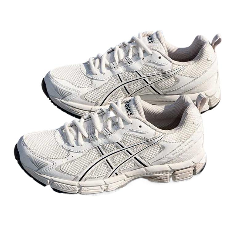 Asics Gel-Exalt 2 Comfortable Durable Low-Top Running Shoes Women Sneaker Off-White 1012B869-101