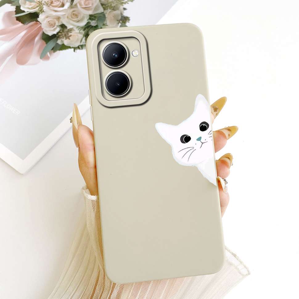 For Realme C33 4G RMX3624 Case Silicone Soft Shockproof Cartoon Pattern Phone Casing For Realme C 33 C33 RealmeC33 Back Cover