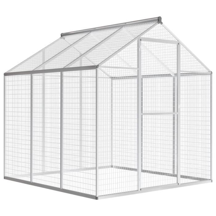 VidaXL Volière d'extérieur Aluminium 183 x 178 x 194 cm