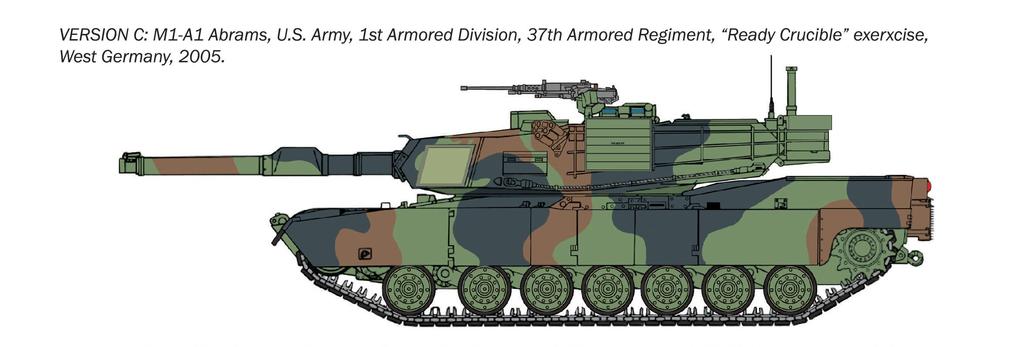 Italeri War Thunder M1A1 Abrams Plastic Model IT35108 1/35 (Tank)