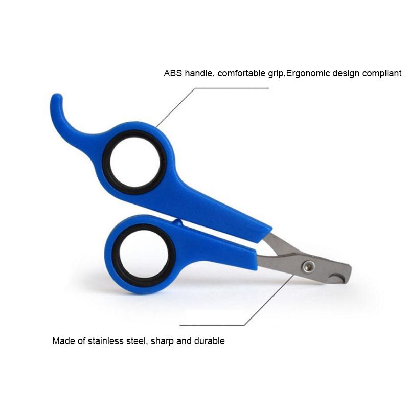 Professional Cat Nail Scissors Stainless Steel Pet Dog Grooming Gadgets Pet Nail Clippers Toe Claw Trimmer for Puppy Kitten