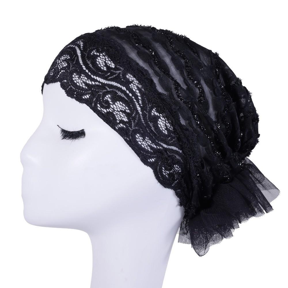 Breathable Headscarf Full Coverage Headband Cap Fashion Cancer Chemo Hat Women Headwear