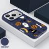 Pumpkin Lantern Ghost Halloween Case For iPhone 18 Pro Max 17 16 15 14 13 Pro Max 17E 16E Leather Texture Silicone Anti-skid Soft Cover