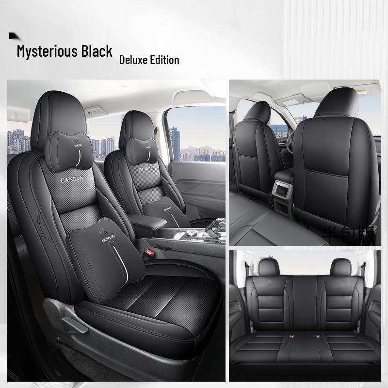 New Model Leather Car Seat Cushion for Great Wall Cannon - Five-Seat, Universal Fit, All Seasons