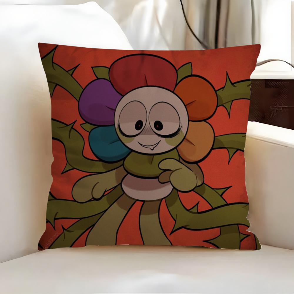 Game Dandys World Cushion Cover Printed Decorative Cushion Dakimakura Cover 45x45 50x50 For Home Room Sofa Pillowcase