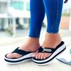 Plus Size Women 'S Shoes  Rhinestone Sponge Platform Sandals Wedge Slippers Summer Flip Flops Women Flat Beach Slippers