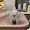 2 ks Sošky zívající kočky, 3D tištěné figurky zívající tlusté kočky, Roztomilá soška kočky Domácí dekorace na stůl Dárek pro milovníky koček