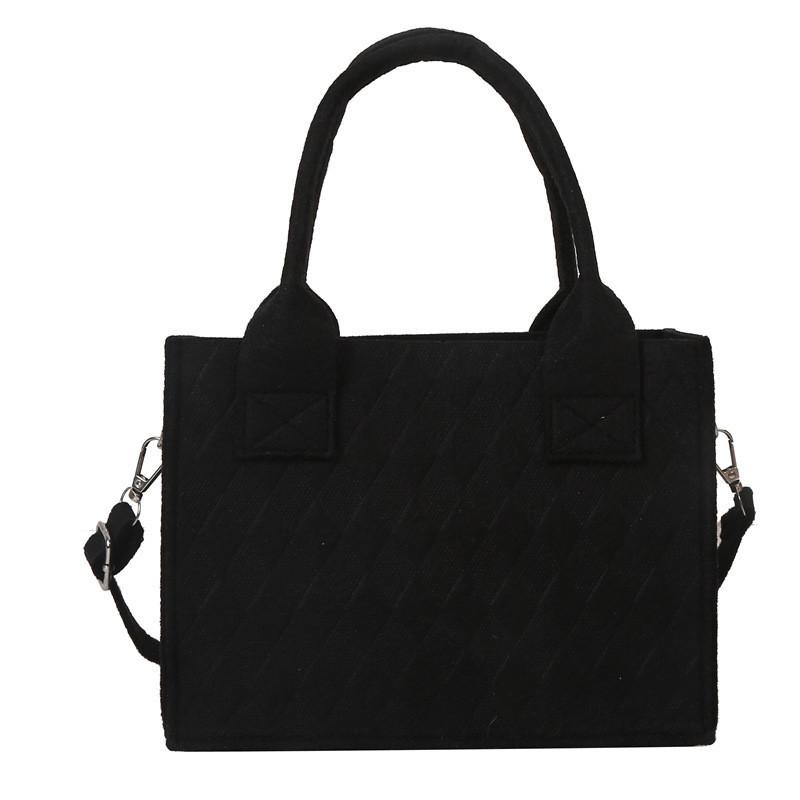 Fashionable Felt Handbag 2023 Spring Modern Women's Casual Crossbody Bag